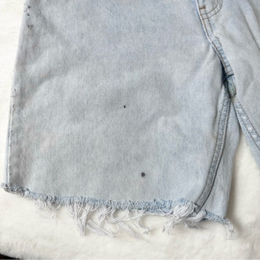 LEVI’S | Orange Tab Vintage Destroyed 560 Jean Shorts/Jorts Sz 29 Custom Cut Off - Picture 5 of 10